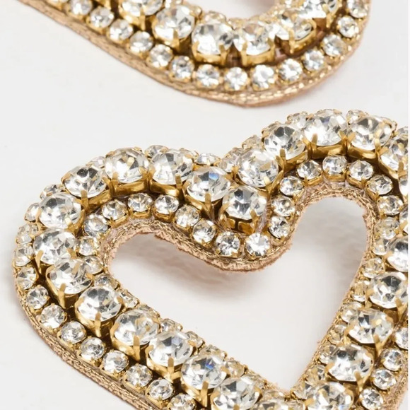 NEW Deepa Gurnani Bia Heart Earrings - Picture 6 of 6